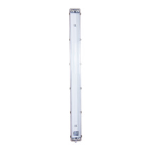 Domus: 4FT Twin Slimline Weatherproof IP65 Fitting For Double Ended LED T8 Tube
