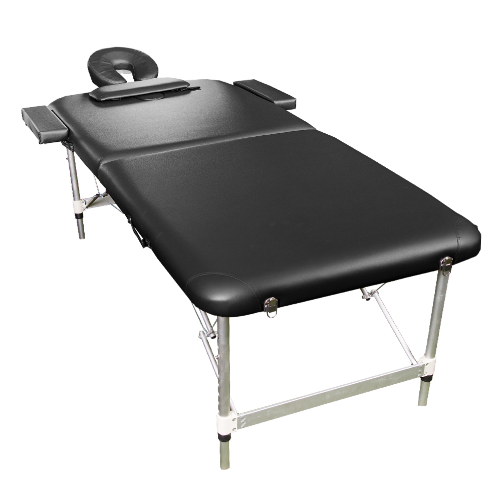 Massage Table: (185x80)cm, Black