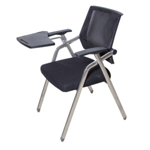 MOBI: Office Training Chair With Writing Board: Chrome/Mesh Ref. 76C099A