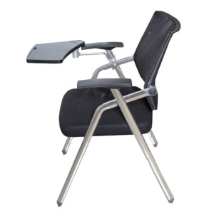 MOBI: Office Training Chair With Writing Board: Chrome/Mesh Ref. 76C099A