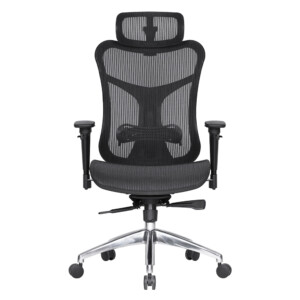 Shine: High Back Office Chair With PU Arm Rest; Mesh #CH-6386ASX