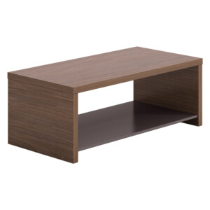 Rectangular Office Coffee Table: (120x60x65)cm, Brown Oak/Brown