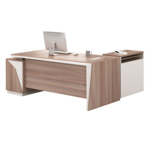 Office Desk + Side Return: 180x85x75cm #MC18123