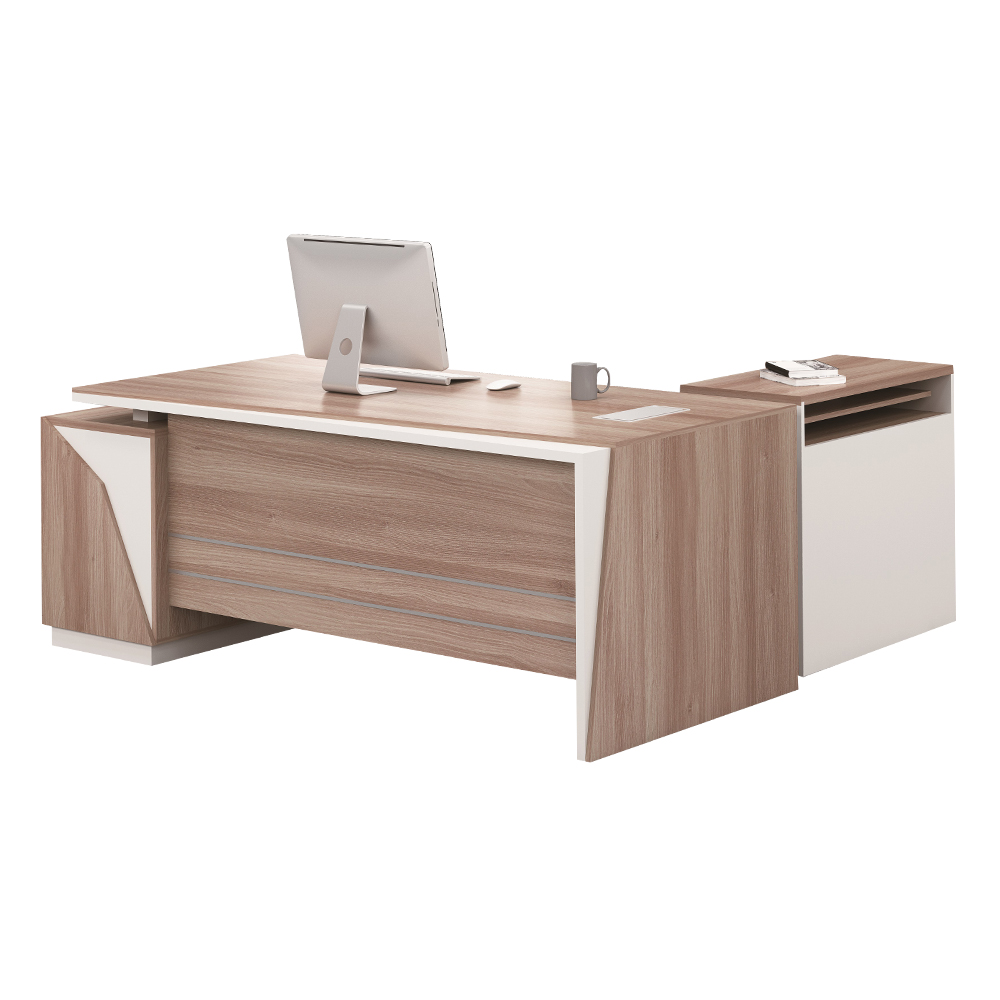 Office Desk + Side Return: 200x90x75cm #MC18123