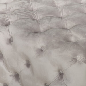 Snowy: Fabric Square Ottoman; 80x80x40cm #SF-S033