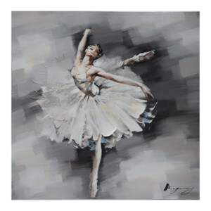 Ballet Dancer: Oil Painting: (100x100x3.5)cm