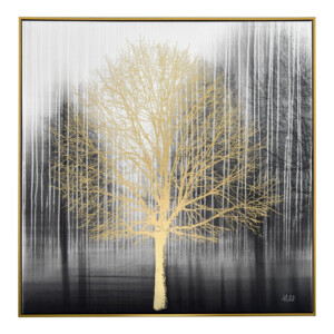 Winter Tree: Printed Painting + Frame: (80x80x2.2)cm