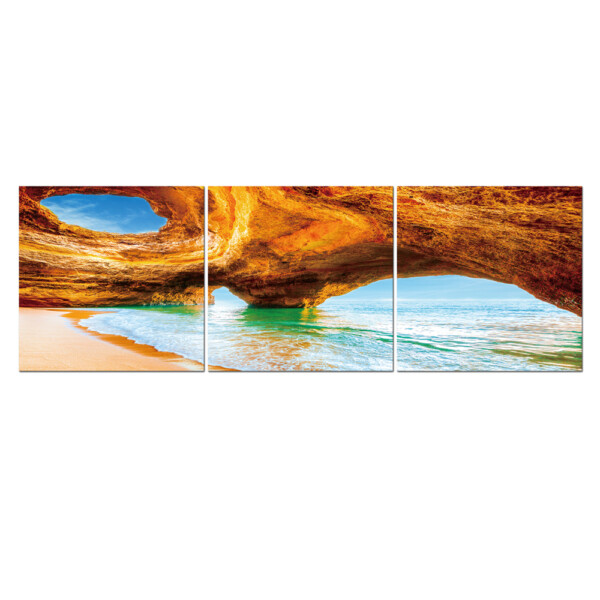 Printed Painting Set + Frame 3pc: 60x180cm Ref. JDN8141ABC 