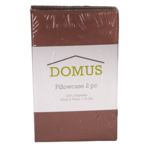 DOMUS: Pillow Case Set- Microfiber: 2pc: 50x75+15cm