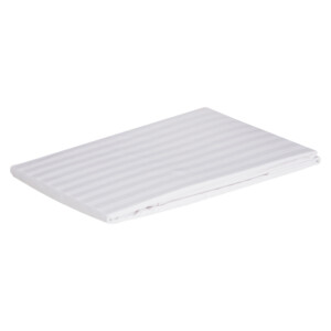 Domus: Pillow Case Set: 2pc, 250TC-100% Cotton: CST-1.0 Stripes (50x75)cm, White
