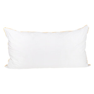 Domus: MicroFiber Pillow: Queen, CT-233: Down Proof Filling, 1400g: (50x90)cm, White