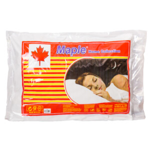 Maple: Standard Pressed Pillow, 50x70cm: White