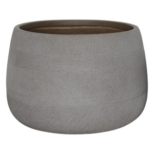 Fibre Clay Pot: Large (54x54x37)cm, Taupe