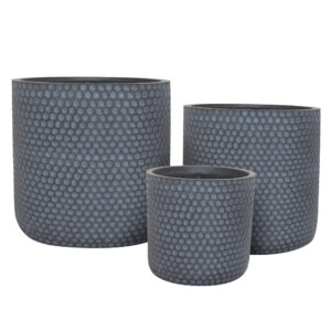 Fibre Clay Pot: Small (19.5x19.5x19)cm, Grey