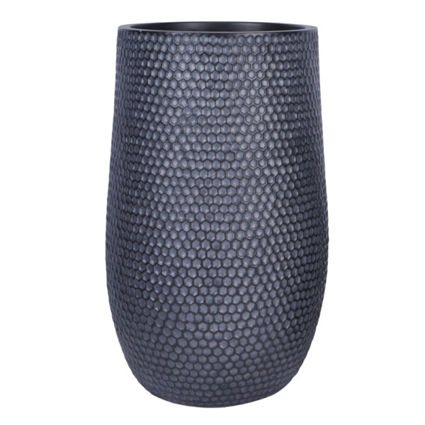 Fibre Clay Pot: Large (47x47x75)cm, Anti Black