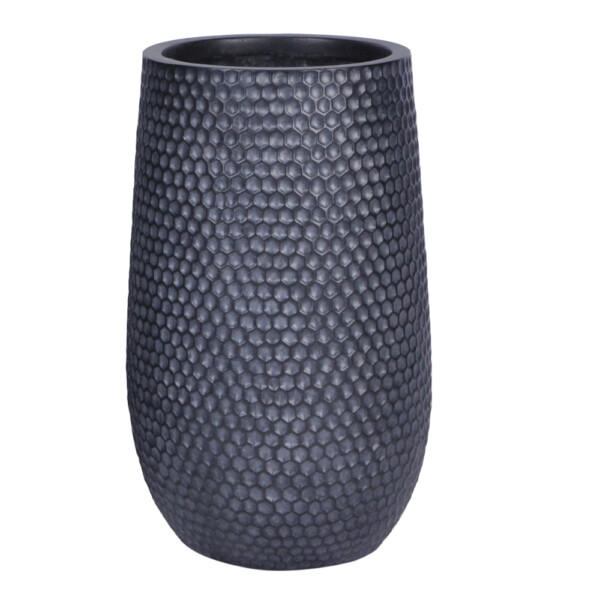 Fibre Clay Pot: Small (34x34x55)cm, Anti Black