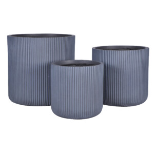 Fibre Clay Pot: Small (30.5x30.5x30)cm, Grey