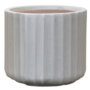 Fibre Clay Pot: Medium (30x30x26)cm, Anti White