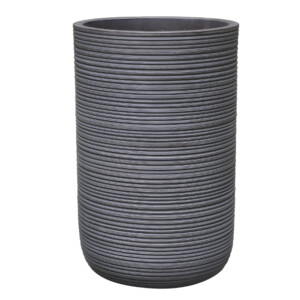 Fibre Clay Pot: Small (29.5x29.5x47.5)cm, Anti Grey