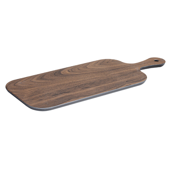 Domus: Bamboo Fiber Rectangle Serving Plate, Black Walnut