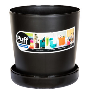 Leisure Pouf, Black