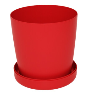 Leisure Pouf, Red