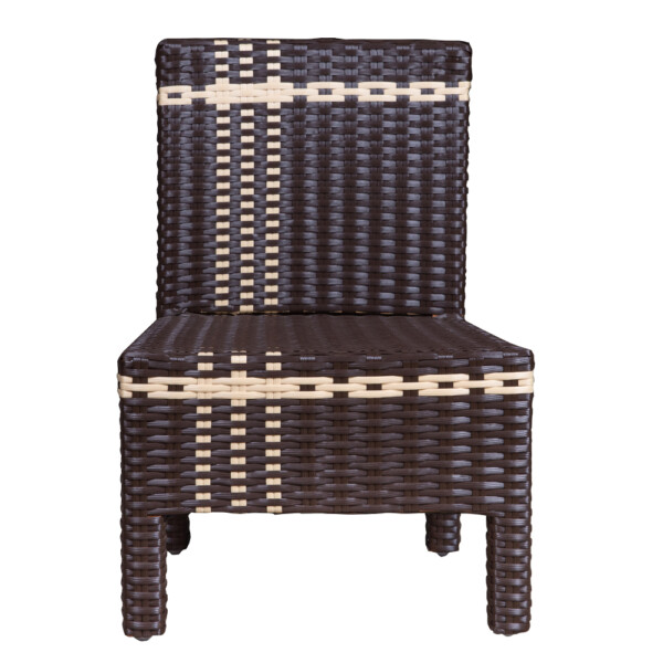 Rattan Children Chair, Dark Brown