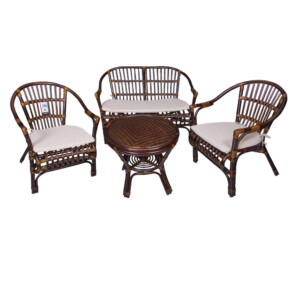 RatFur :Robinia 2Str Sofa +2A/chairs +C/Table#1102
