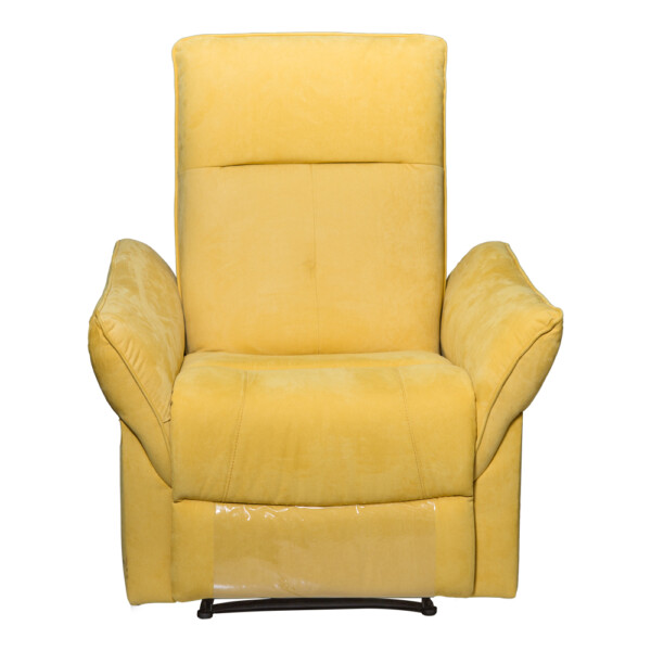 Single Seater Recliner: (85x87x105)cm, Yellow