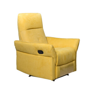 Single Seater Recliner: (85x87x105)cm, Yellow