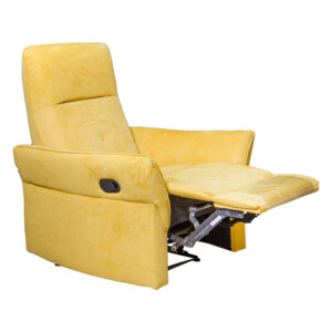 Single Seater Recliner: (85x87x105)cm, Yellow