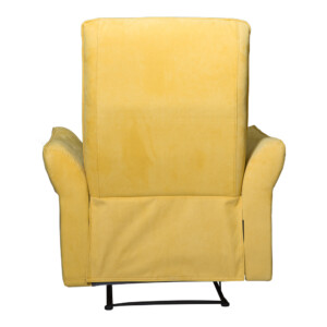 Single Seater Recliner: (85x87x105)cm, Yellow