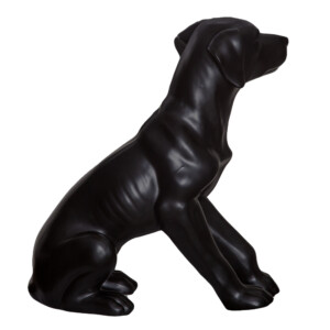 Domus: Dog Sculpture, Black; 18inch
