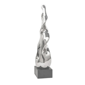 DOMUS: Abstract Sculpture, Silver; 27inch #S6019