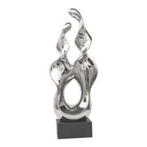 DOMUS: Abstract Sculpture, Silver; 27inch #S6019