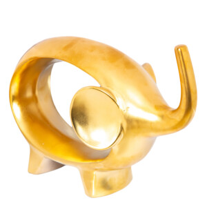 DOMUS: Abstract Sculpture, Gold; 12.5inch #MG19122