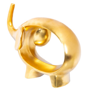 DOMUS: Abstract Sculpture, Gold; 12.5inch #MG19122