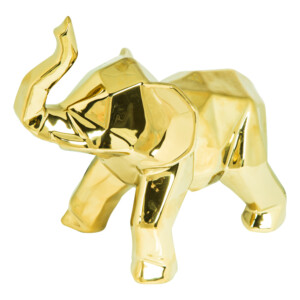 Domus: Abstract Elephant Sculpture, Rose Gold; 10inch