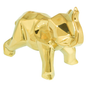 Domus: Abstract Elephant Sculpture, Rose Gold; 8inch
