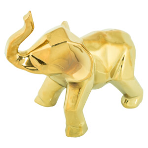 Domus: Abstract Elephant Sculpture, Rose Gold; 8inch