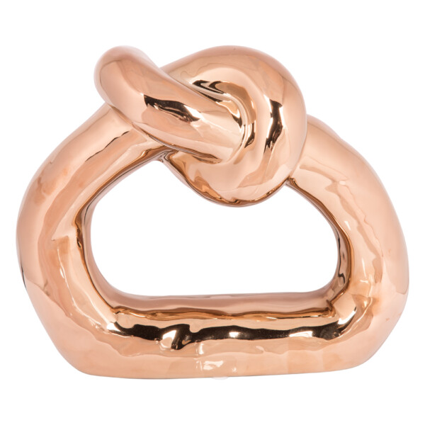 Domus: Abstract Sculpture, Rose Gold; 10inch