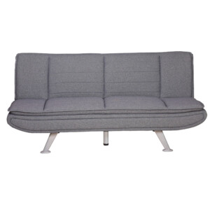 Fabric Sofa Bed: (183x84.5/ 183x109)cm, Light Grey