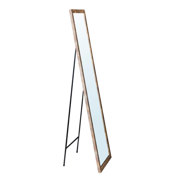 Domus: Standing Mirror With Frame: (40x150)cm, Dark Grey