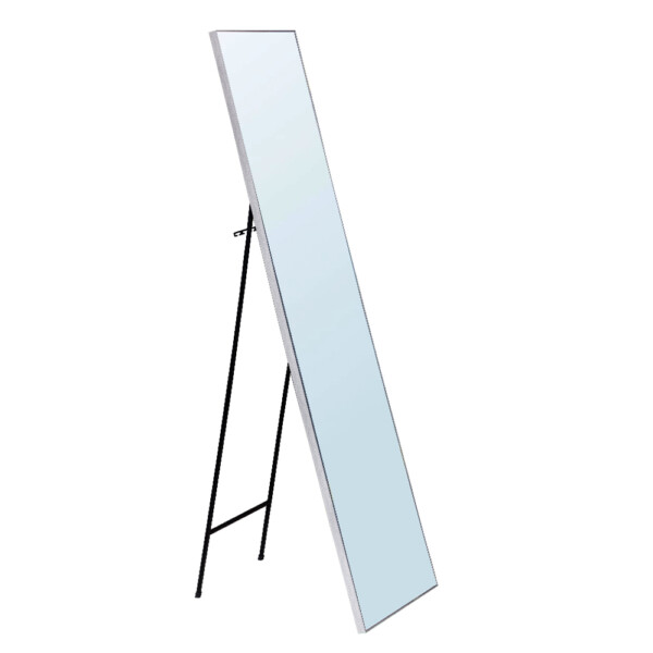 Domus: Standing Mirror With Frame: (40x150)cm, Grey oak