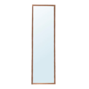 Domus: Standing Mirror With Frame: (40x150)cm, Brown Oak