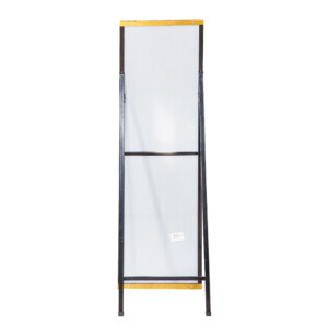 Domus: Standing Mirror With Frame: (40x150)cm, Black Oak