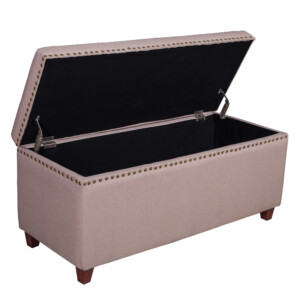 RELA: Fabric Storage Chest/Bench; 124.46x48.26x53.34cm #129