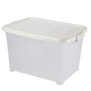 Index: Jumbo Storage Box With Wheels(100L); 67.8x47.8x39.9cm #170091313