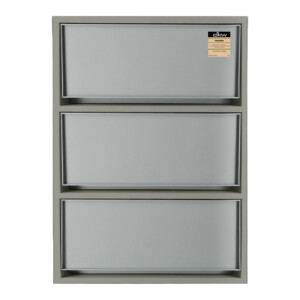 Modular Storage Cabinet, 3-Drawers, Black