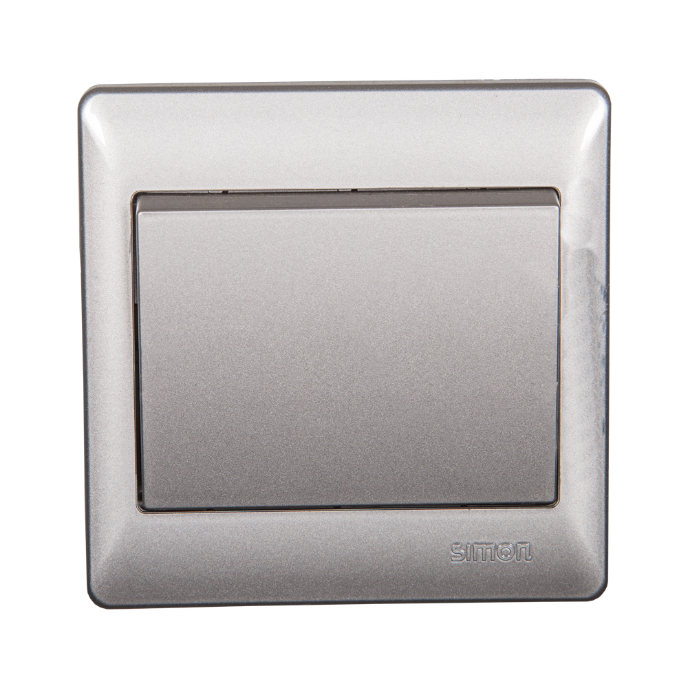 SIMON Switch, 1-Gang 2-Way, Silver #51012BS